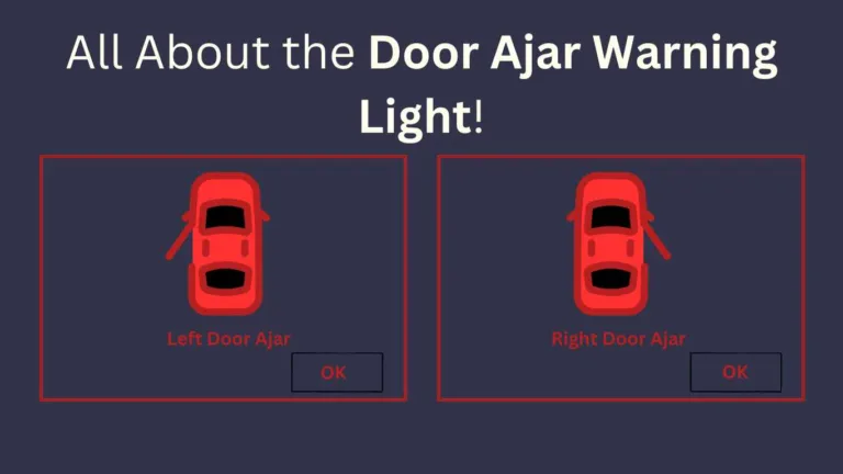 door ajar warning light